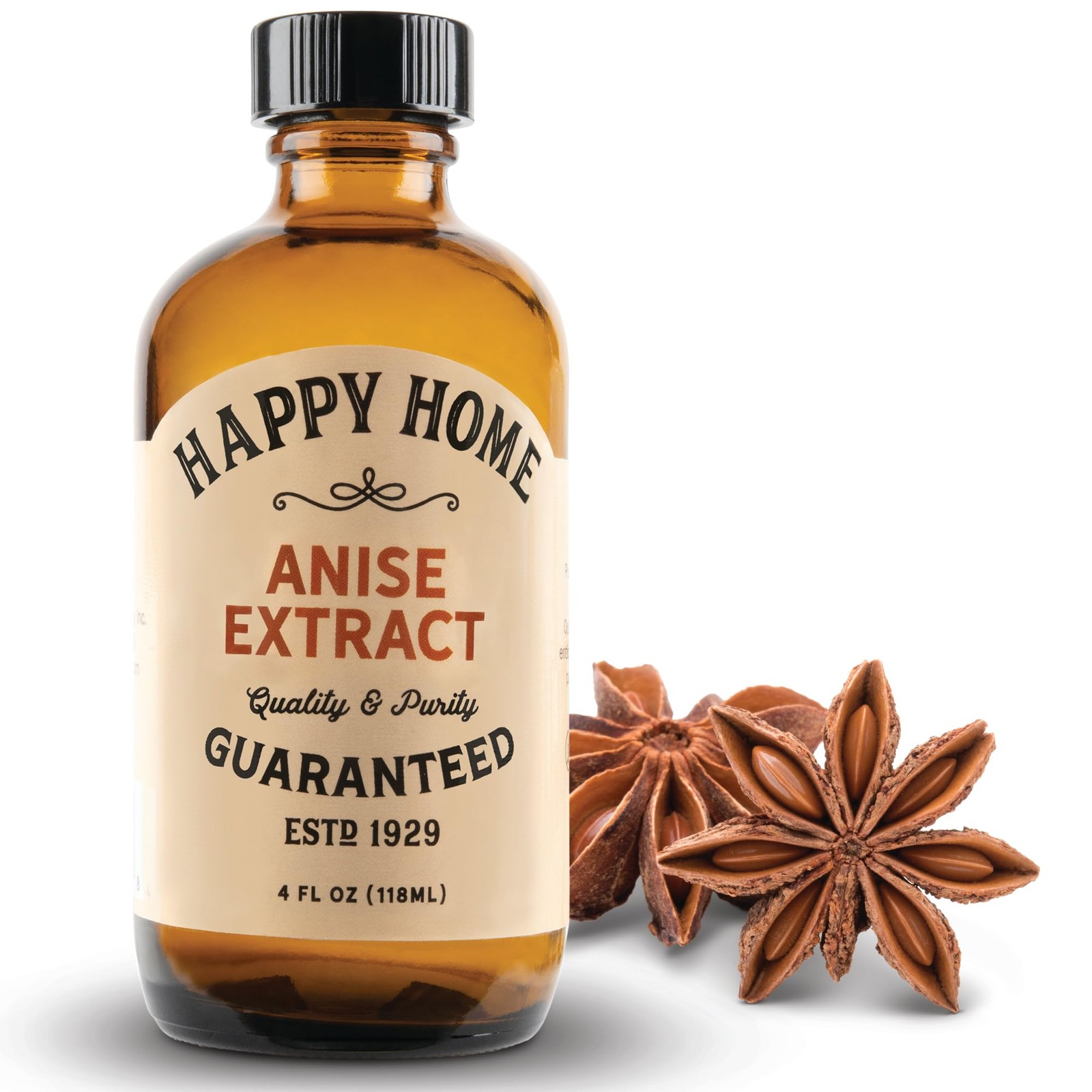Pure Anise Extract – Certified Kosher, 4 oz.