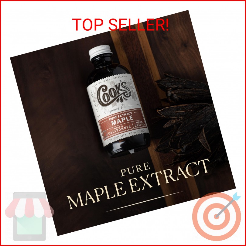 Cook’s, Pure Maple Extract, All Natural Premium Maple Sap from Vermont’s Finest