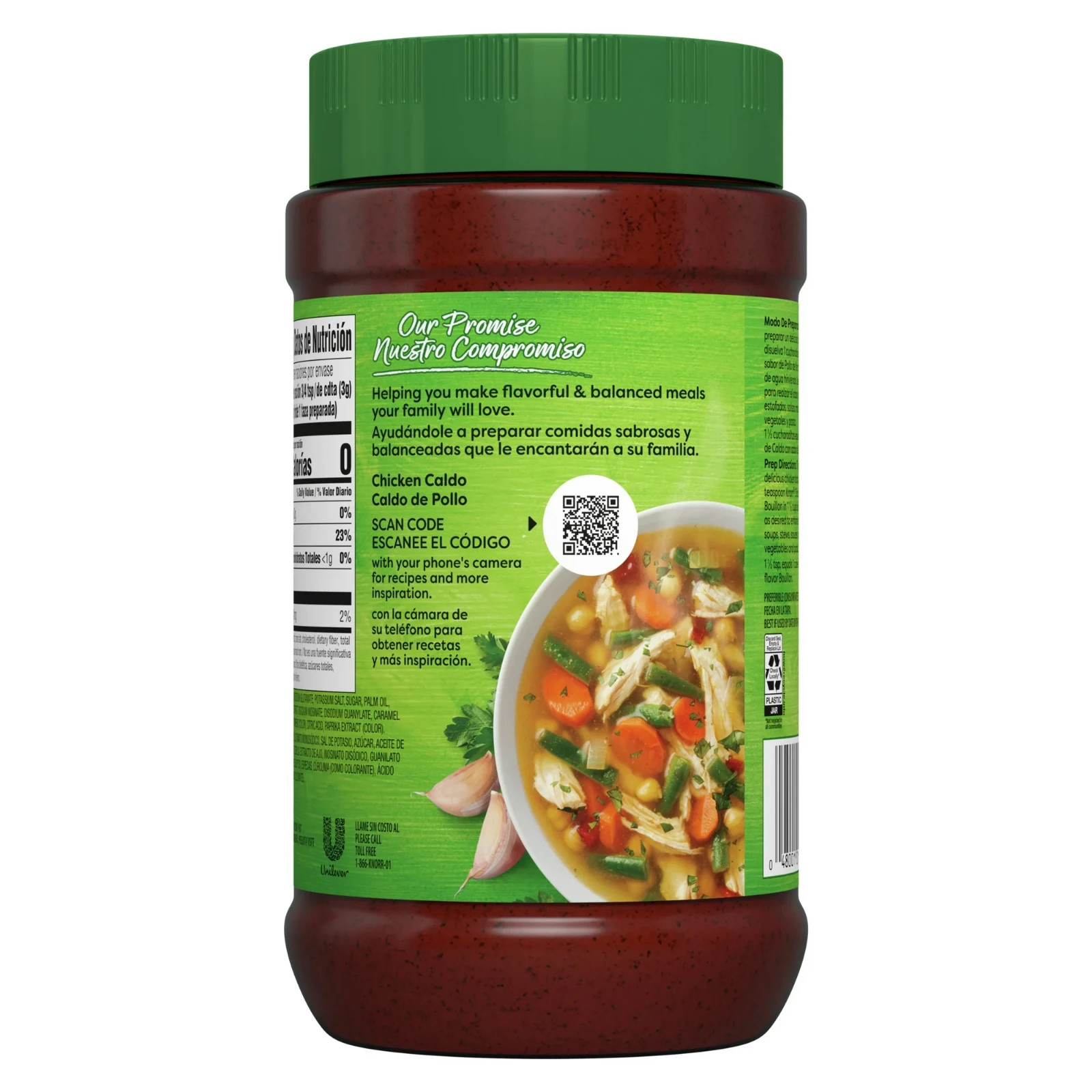 Knorr Shelf Stable Granulated Chicken Bouillon, 32 oz Jar