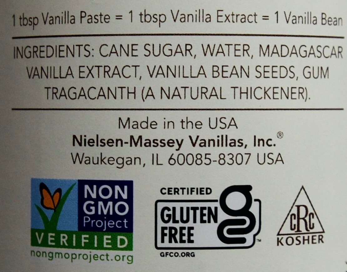 Nielsen Massey Pure Vanilla Bean Paste Madagascar Bourbon, 10 FL OZ