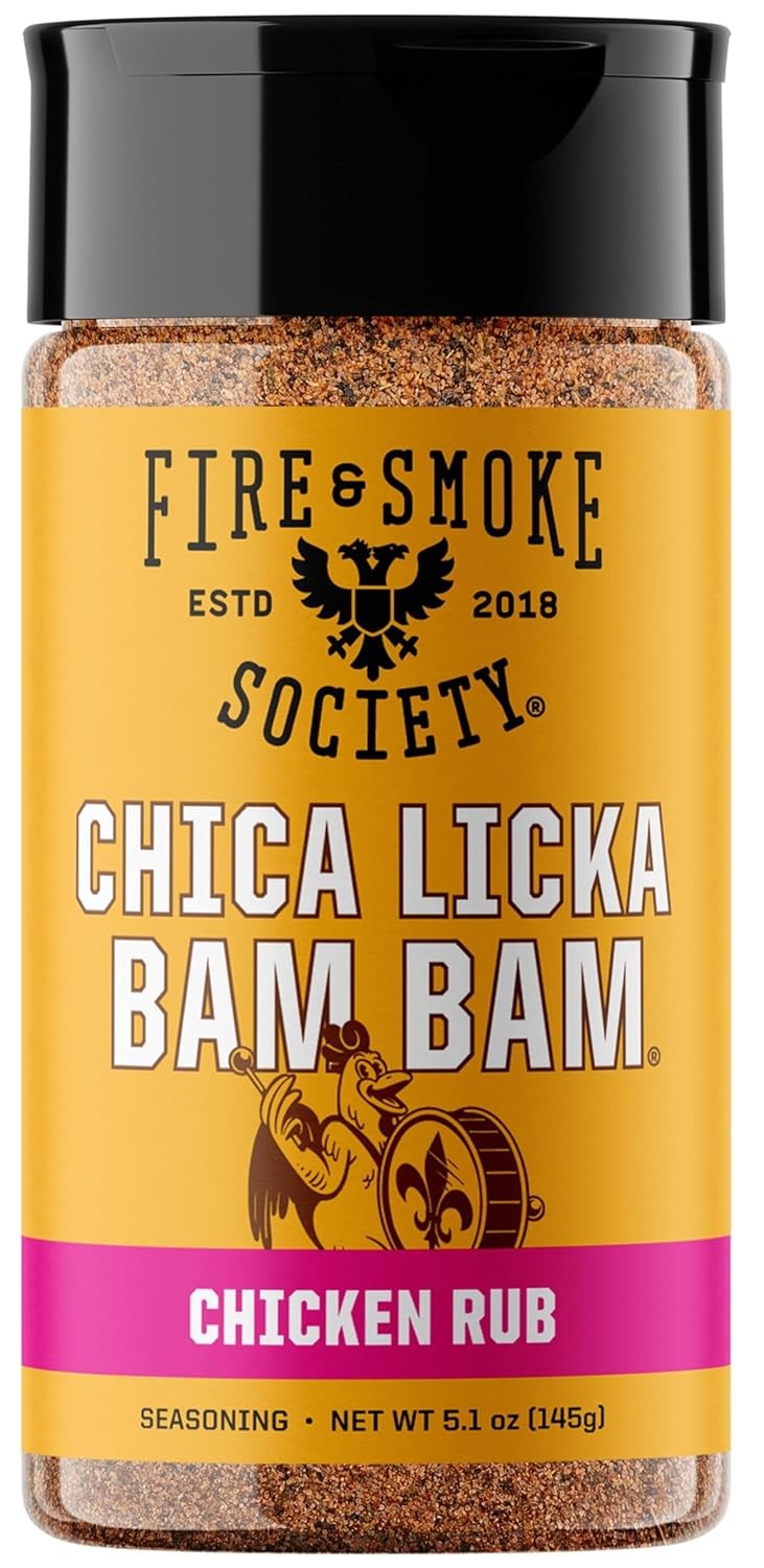 Homemade Chicken Seasoning Blend Fire Seasoning 5.1 oz Chica Licka Bam Bam