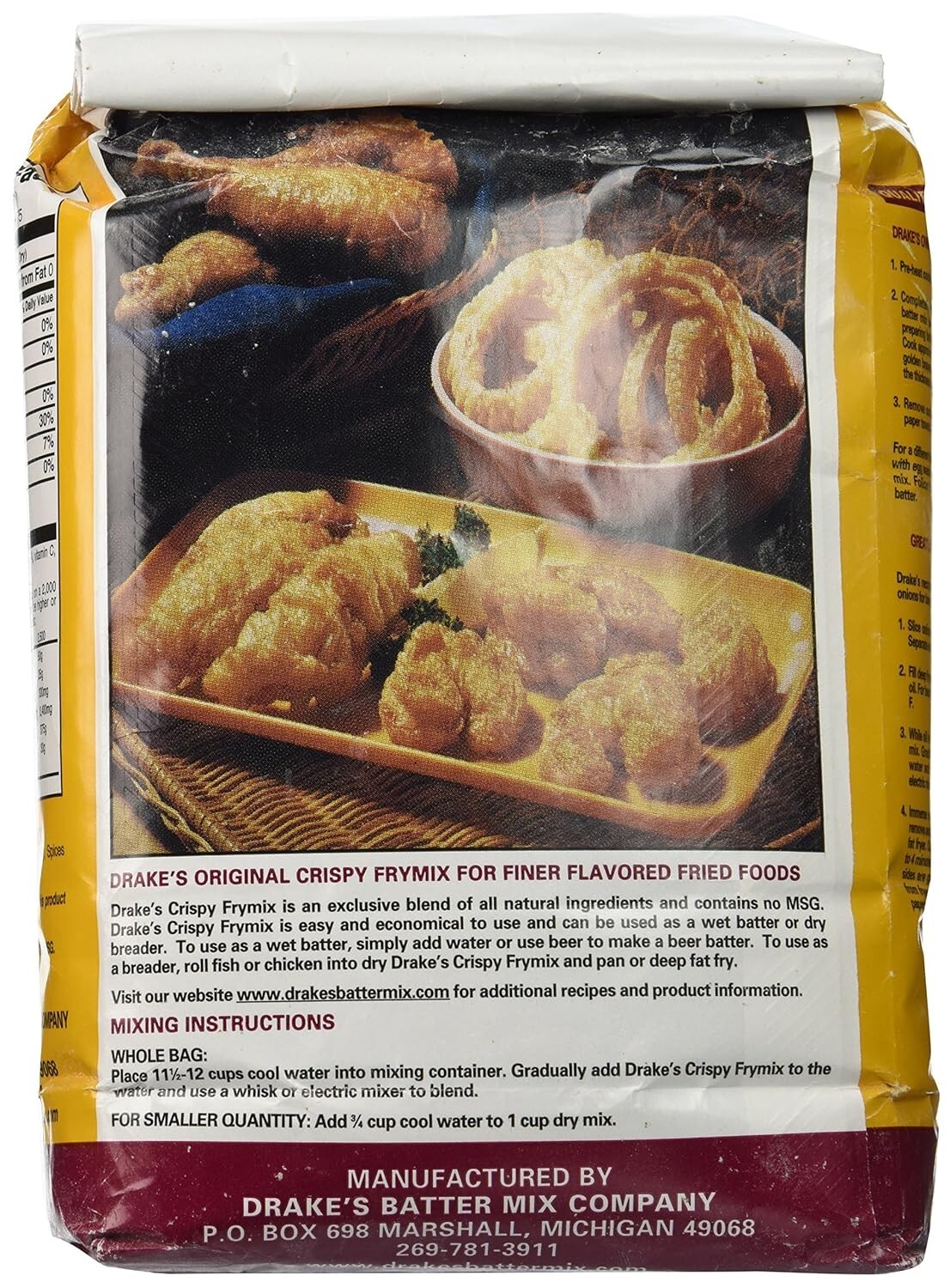 High-Quality Unflavored Frymix 5lb – Egg & Milk Enriched for Extra Crispiness