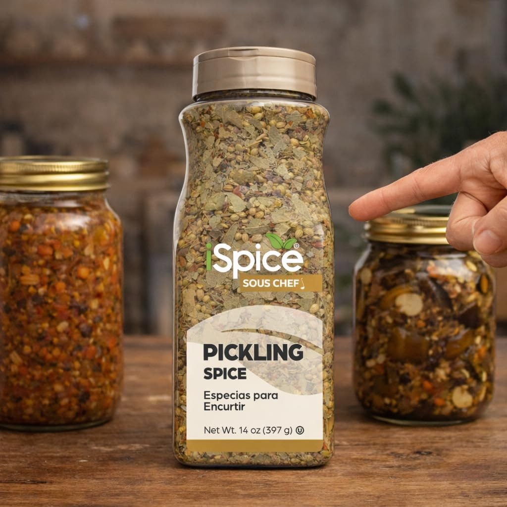 iSpice TANGY PICKLING SPICE | Pickling Seasoning | 14 Ounce (Pack of 1)