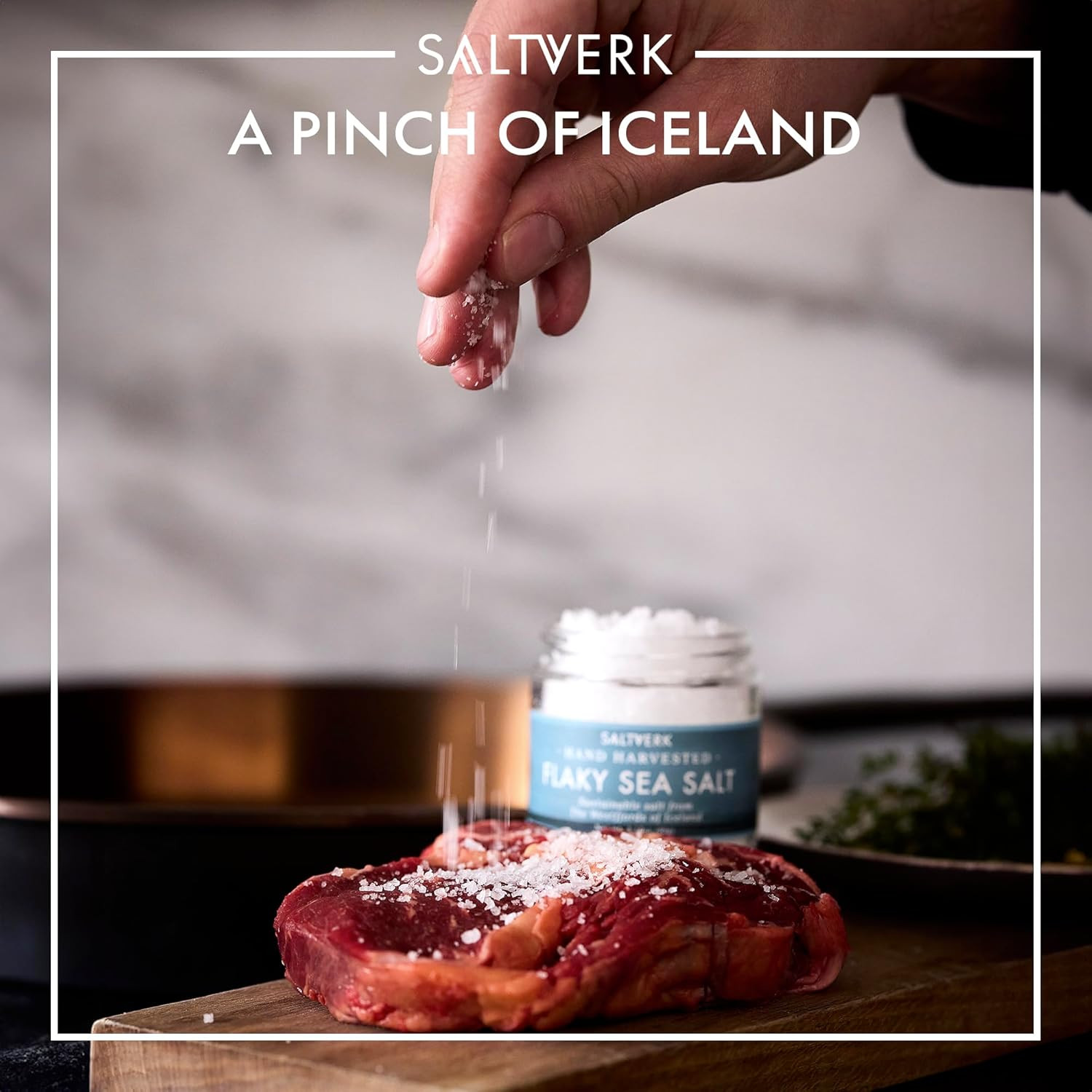 Saltverk Flaky Sea Salt – 3.17 Ounce Jar – Hand Harvested Gourmet – Sustainably
