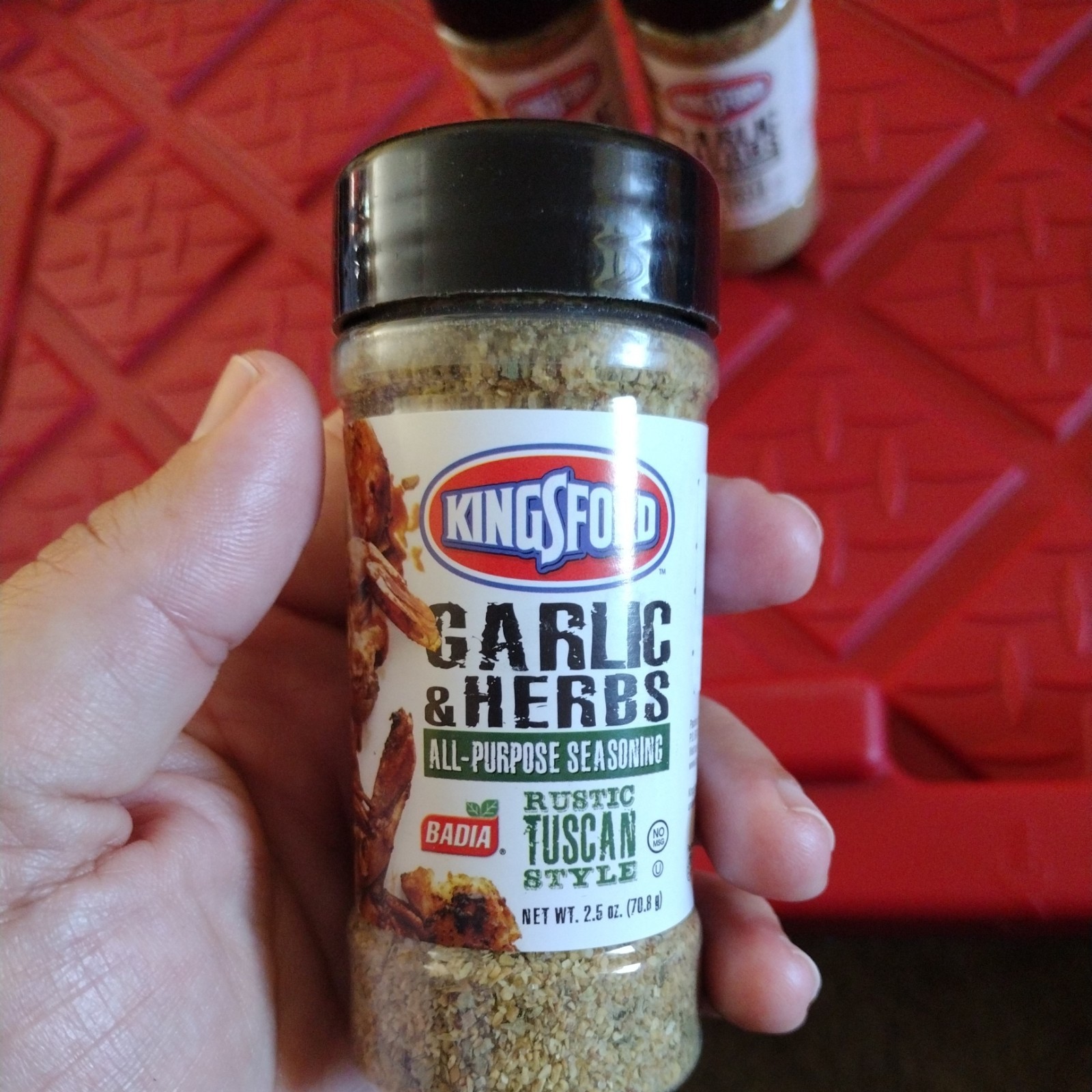 Lot Of 4 Kingsford BBQ Garlic & Herbs All Purpose Spice Seasoning 2.5 Oz Bottle