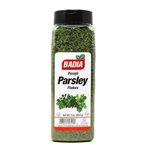 Badia Parsley Flakes, 3 oz – Fresh Aromatic Herb for Cooking, Large