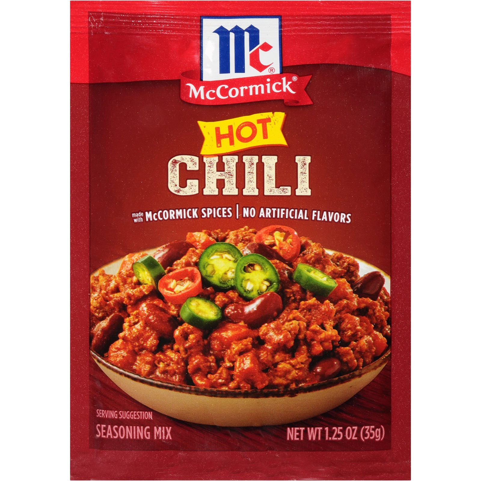 Spicy Chili Seasoning Mix, 1.25 oz – Pack of 12, Perfect for Tacos & Soups
