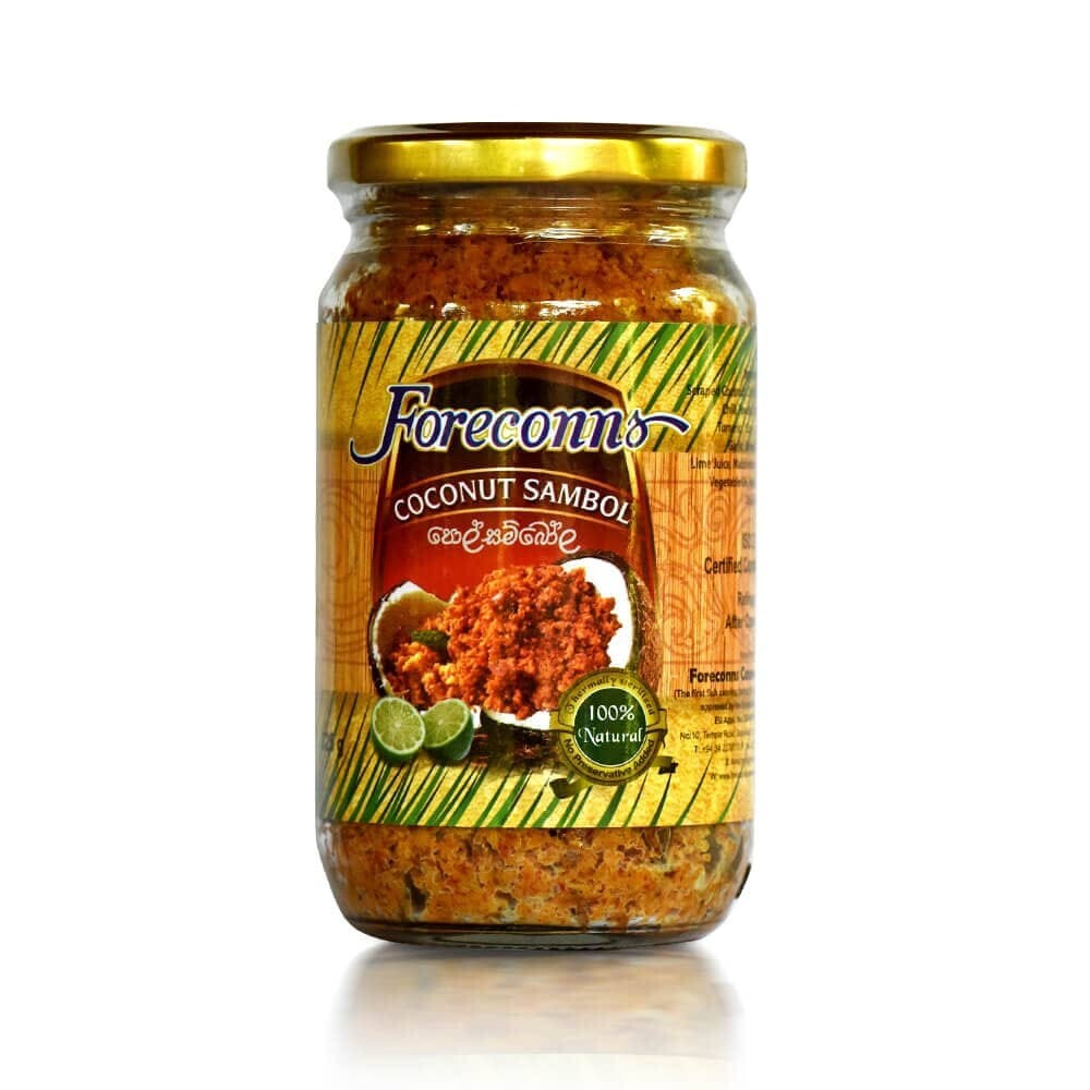 Coconut Sambol Traditional Sri Lankan real Spicy 100% Natural Quality 325g