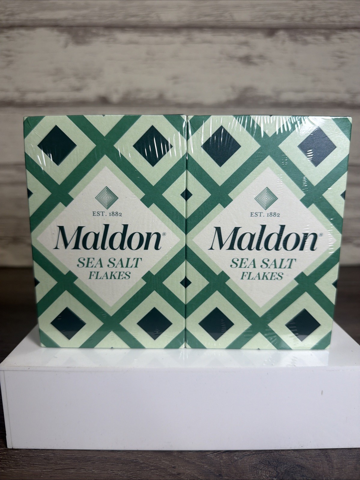 Maldon Sea Salt Flakes, 8.5oz Boxes (Pack of 2) – Imported from England