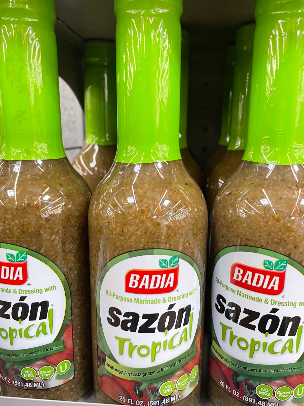 3 Pack Iberia Badia Sazon Tropical Marinade & Dressing 20oz Bottle Cooking Sauce