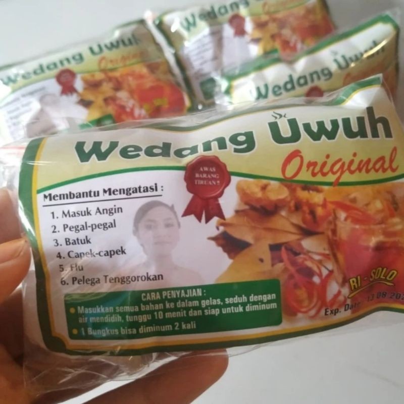 Wedang Uwuh Spice Blend 10 Sachets Herbal Tea Blend For Brewing