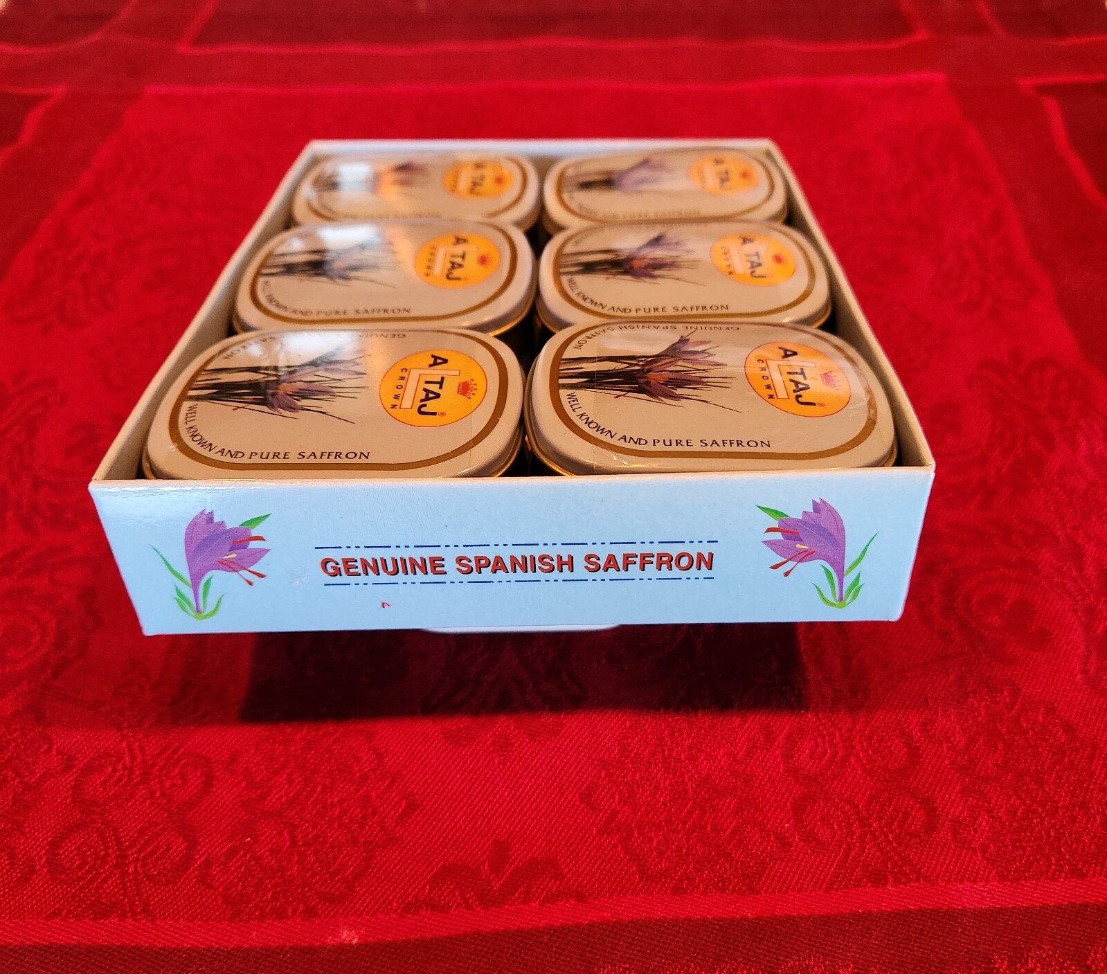 Altaj Saffron (Available in 1 Gram Tins or Pack of 12) with Free Shipping
