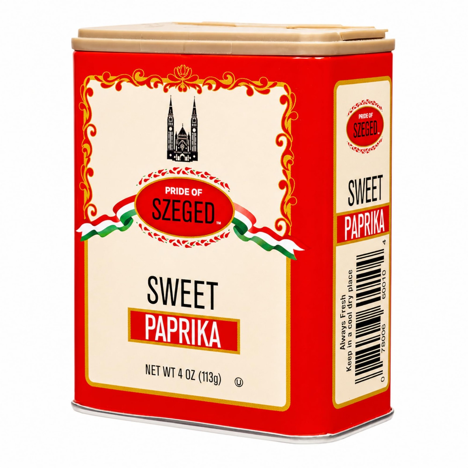 Pride of Szeged Sweet Paprika 4 Ounce (Pack 1), (4 oz)