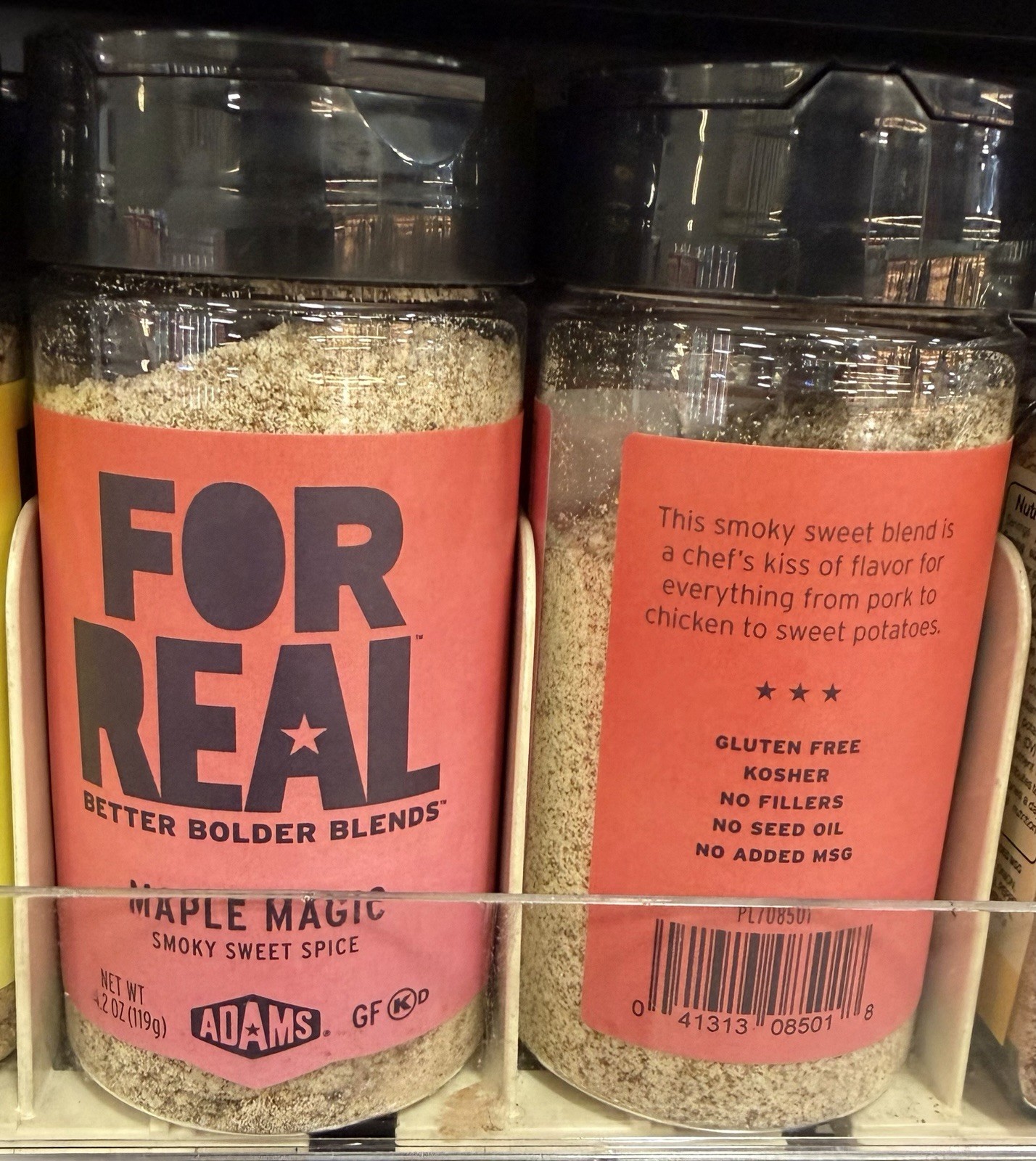 2pk Adams Maple Magic Seasoning 4.2 Oz Rub For Brisket,chicken Bbq Grill & Smoke