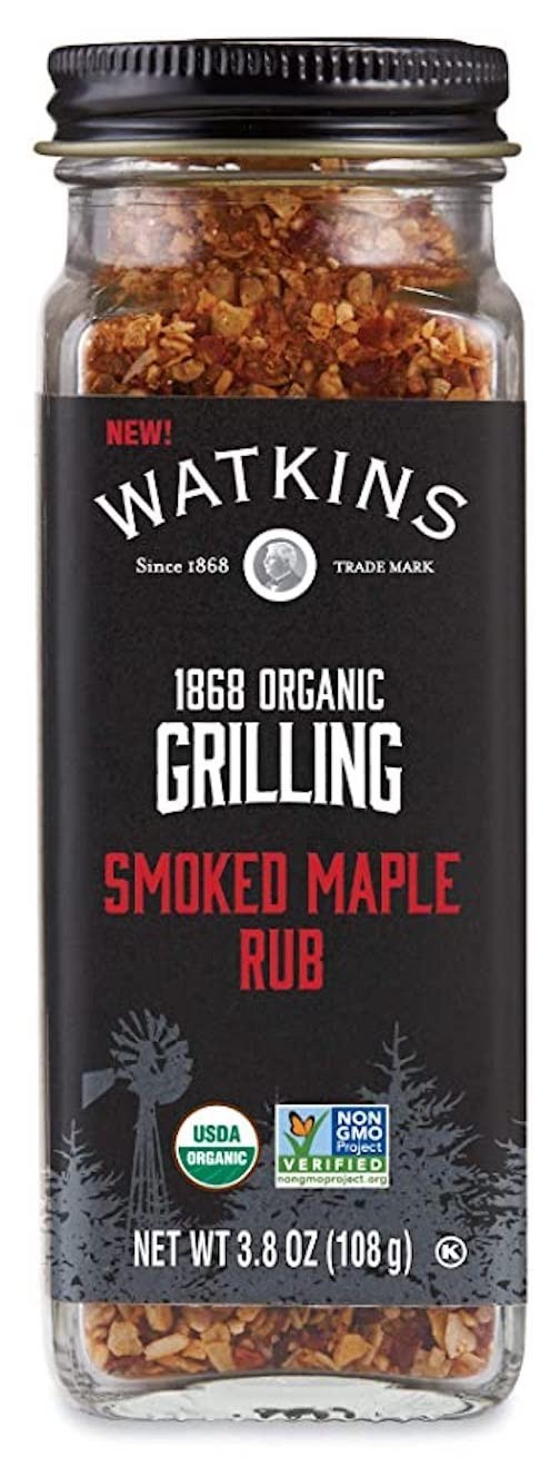 Watkins 1868 Organic Smoked Maple Grilling Rub 3.8 Oz Seasoning