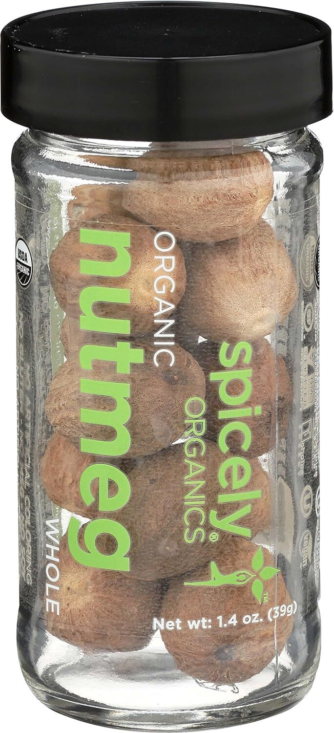 Spicely Organics Organic Whole Nutmeg 1.4 Oz