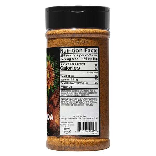 Spanglish Asadero Carne Asada Seasoning 10.2 oz Citrus Garlic Sea Salt & Chili