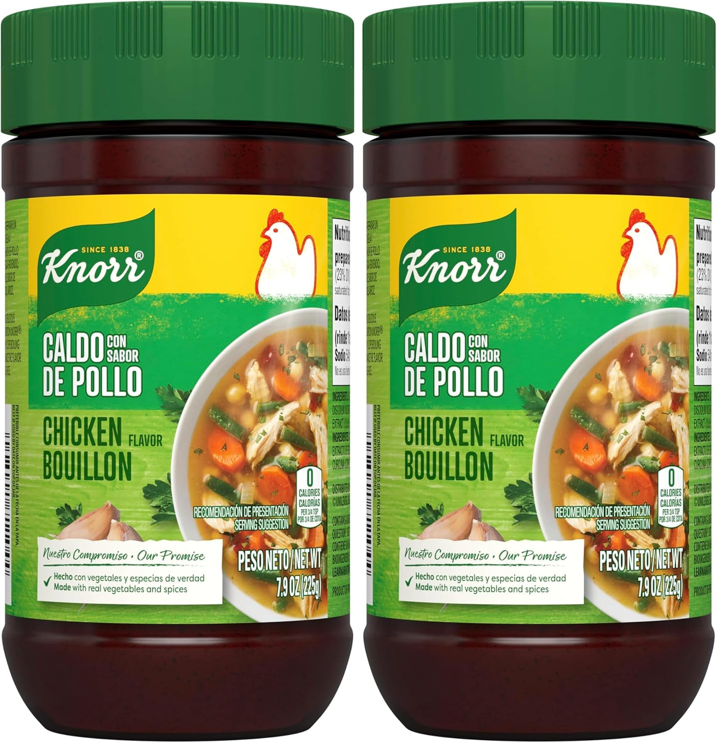 Knorr Chicken Flavor Bouillon for Sauces, Soups and Stews Granulated Fat and Cho