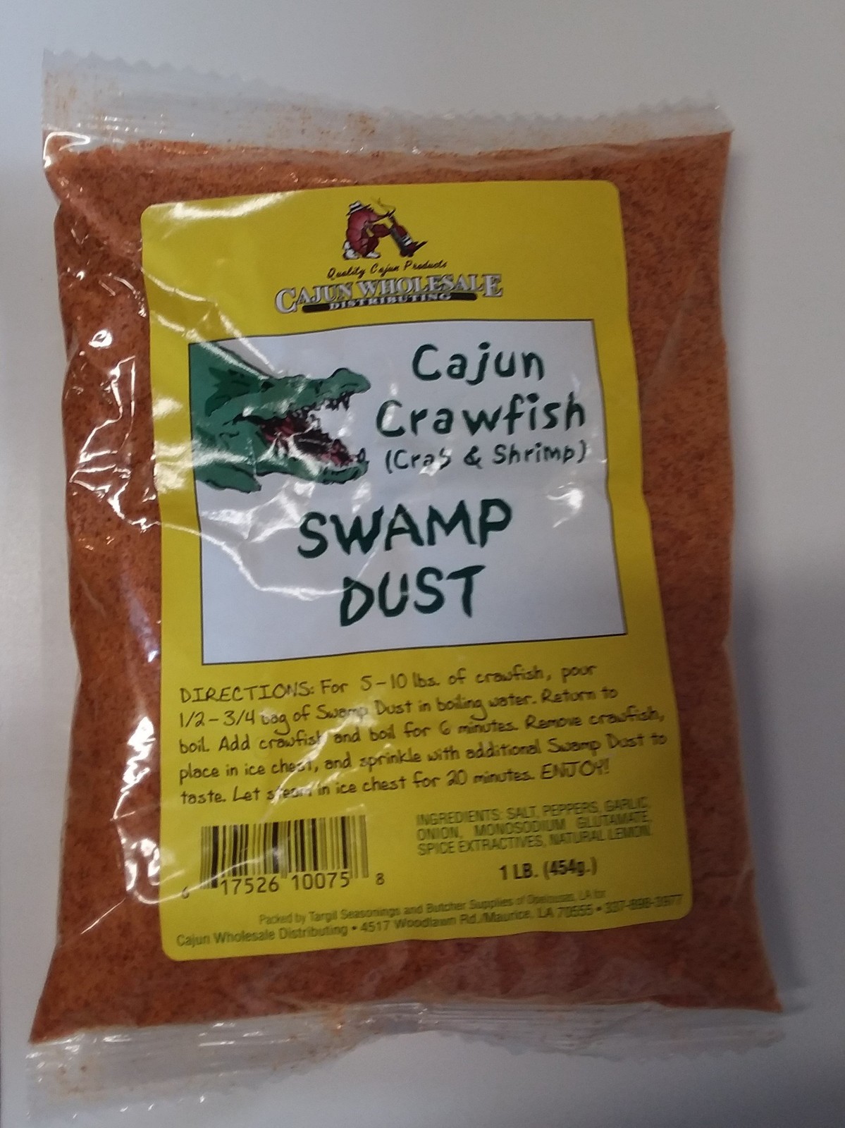 Cajun Crawfish (Crab & Shrimp) Swamp Dust 16oz 16 Ounce (Pack of 1)