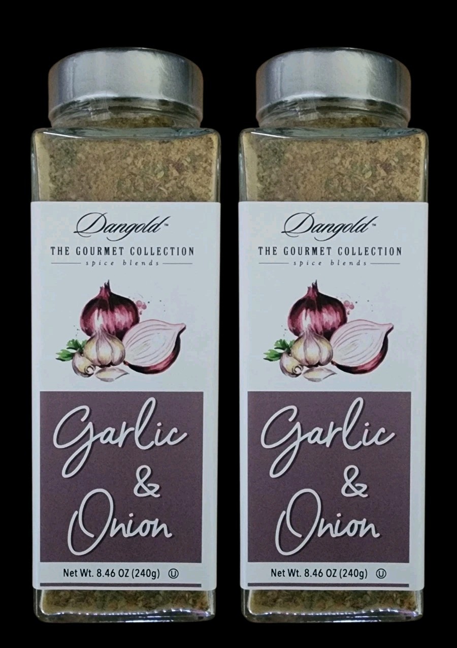 《NEW》2PK The Gourmet Collection Spice Blends Garlic & Onion, 8.46oz x 2|New Look