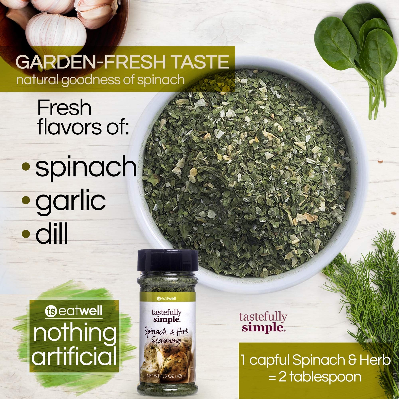 Spinach and Herb Seasoning, 1.5 Ounce