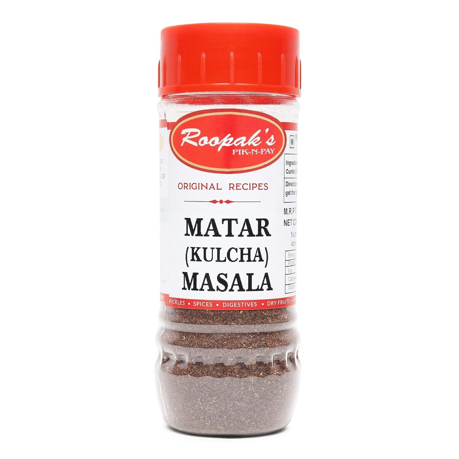 ROOPAK’S PIK-N-PAY – Matar Kulcha Cumin Masala Powder 100G