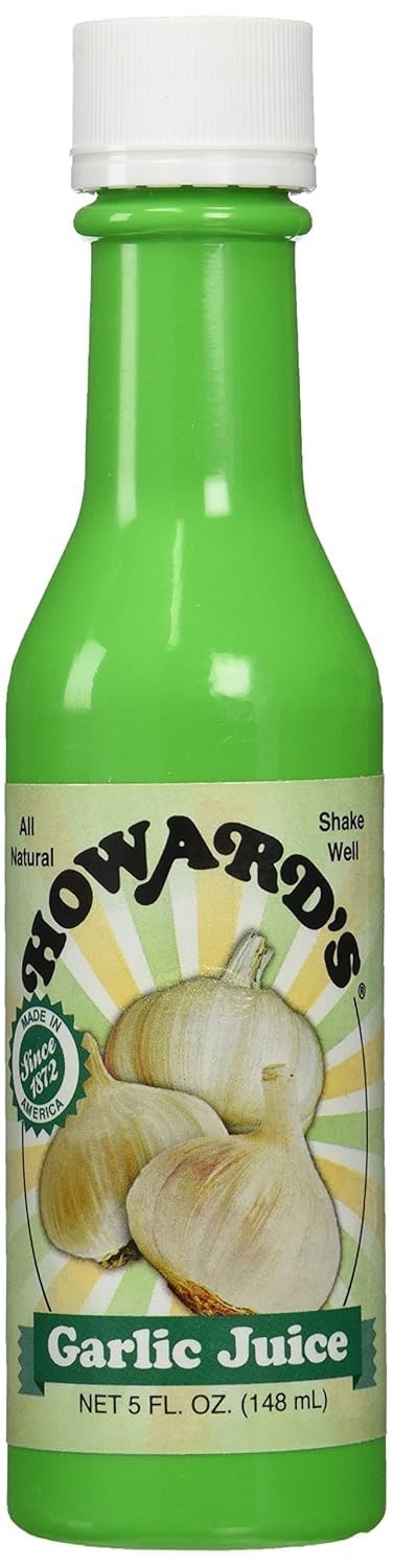 Howard’s Garlic Juice, 5 fl oz | Pure Liquid 5 Fl Oz (Pack of 1)