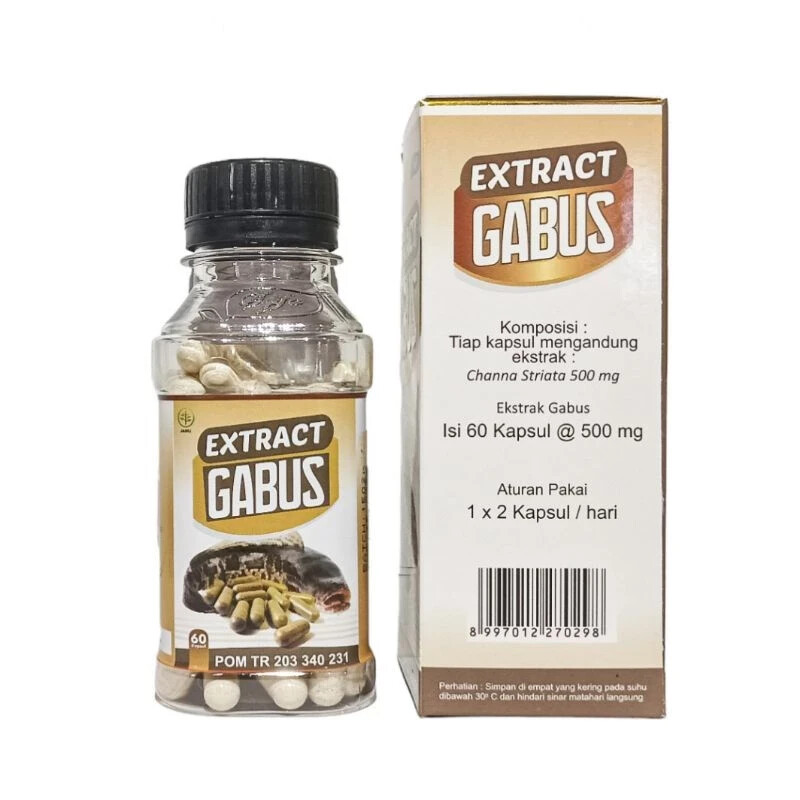 Ikan Gabus Powder Caps Natural Organic Herbs Spices Fresh Pure Hygienic Premium