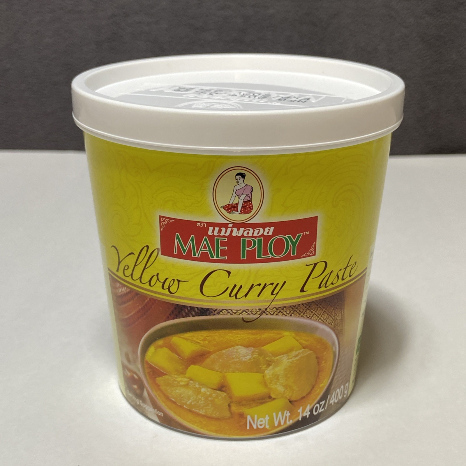 MAE PLOY Thai Curry Paste Mix Assorted 14 Oz. No MSG, Colors or Preservative