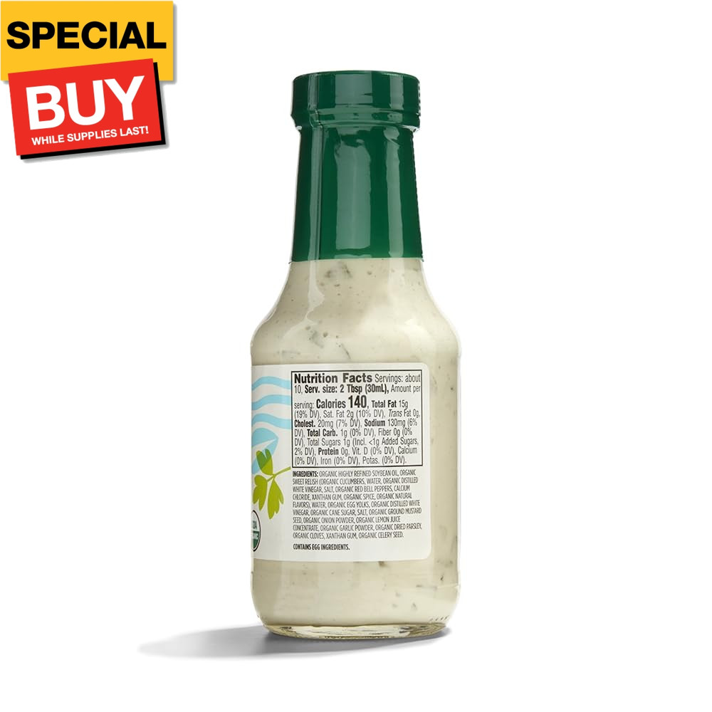 , Sauce Tartar Organic, 10 Fl Oz