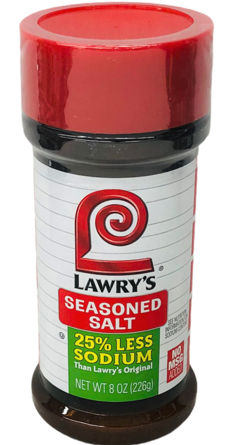 Lawry’s Seasoned Salt 25% Less Sodium 8 oz Lawrys