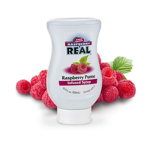 Real Infused Exotics Real Raspberry Puree Infused – 16.9 fl oz (Pack of 6)