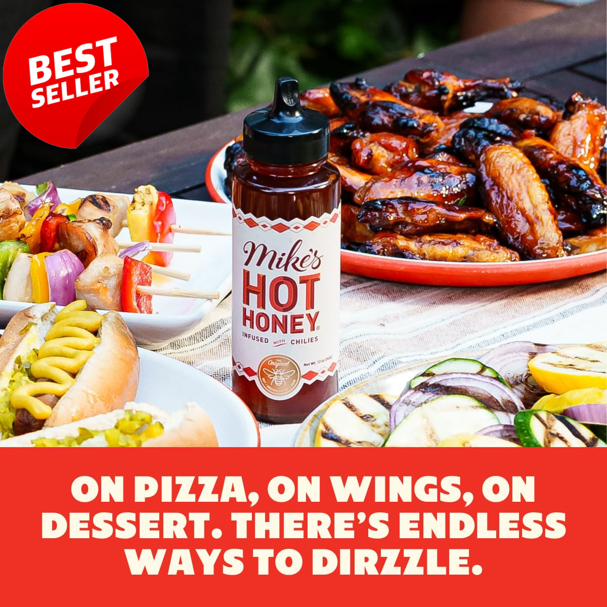 Spicy Chili Honey 24oz Sweet Heat Gluten Free Chef Bottle – US