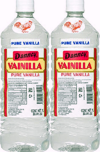 2 X Clear Danncy Pure Mexican Vanilla Extract 33oz Ea Plastic Bottle From Mexico