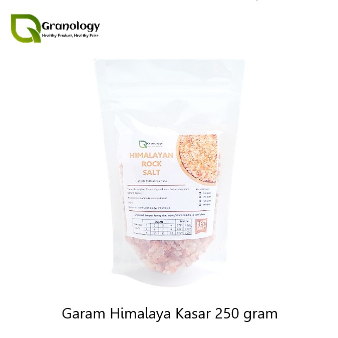 Himalayan Rock Salt Coarse 250g Natural Mineral Culinary