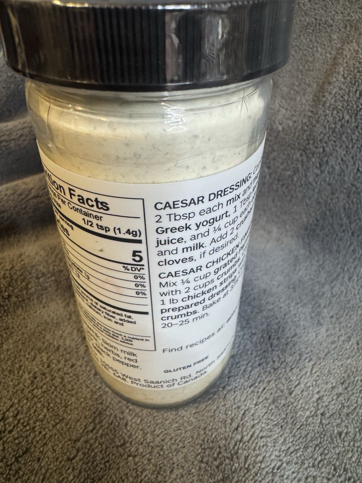 Epicure Caesar Dressing Mix Seasoning 4.1oz Retired Gluten Free New Sealed