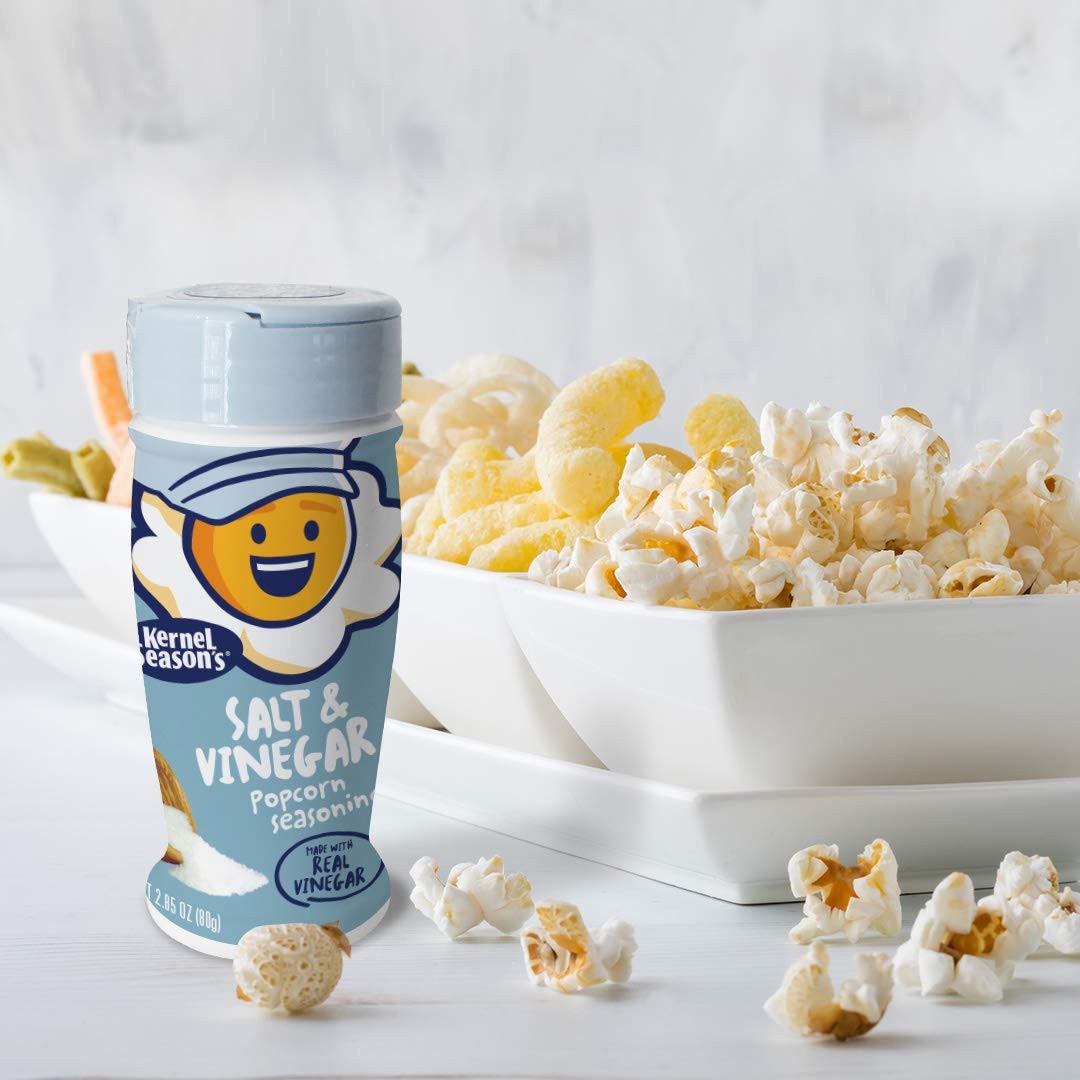 Salt & Vinegar Popcorn Seasoning, 2.85 Ounce (Pack of 6)