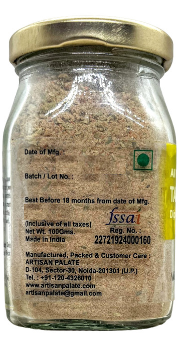 All Natural Taco Mix 100 grms