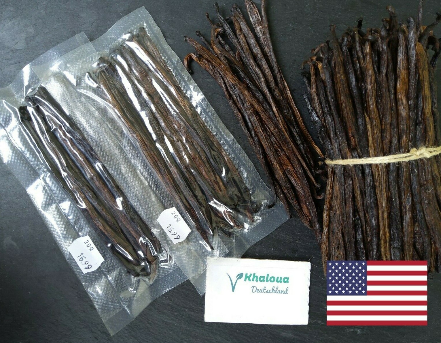 20 Madagascar Bourbon Vanilla 14-16 Cm Class B US