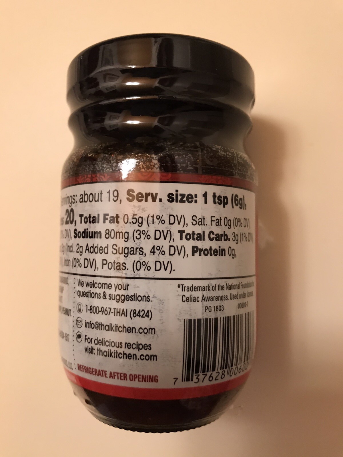thai kitchen roasted red chili paste, 4 oz kroger