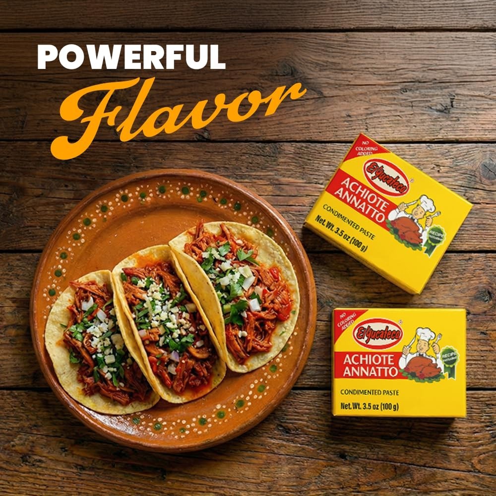 Rich Annatto Achiote Paste – 3 Pack (3.5 oz each) for Traditional Mexican Flavor