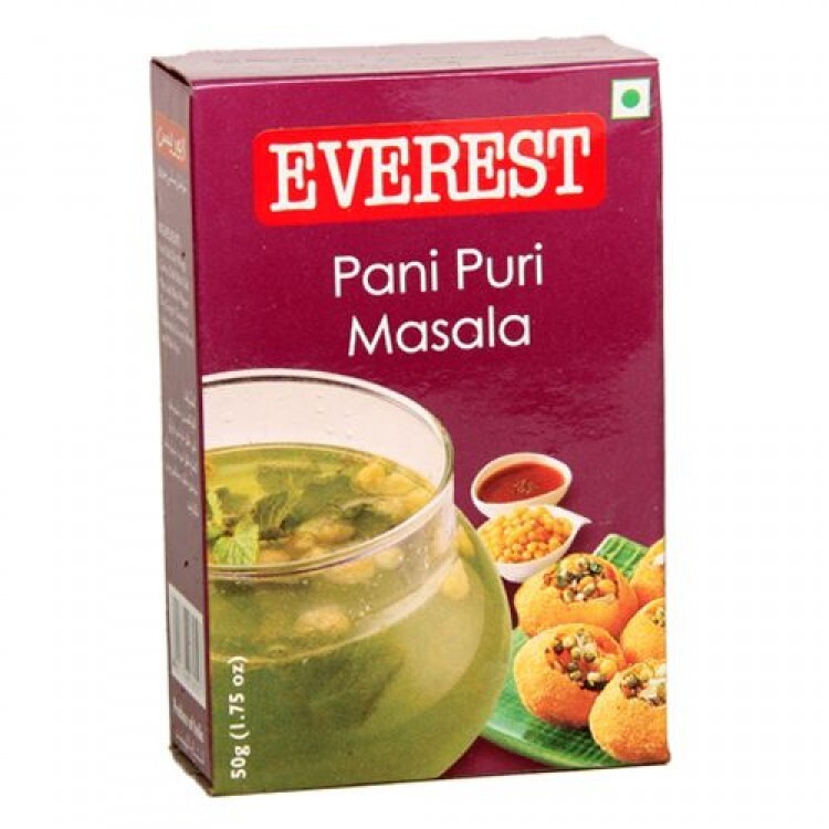 Everest PANI PURI Masala Powder is grounded blend of authentic spices 50GM