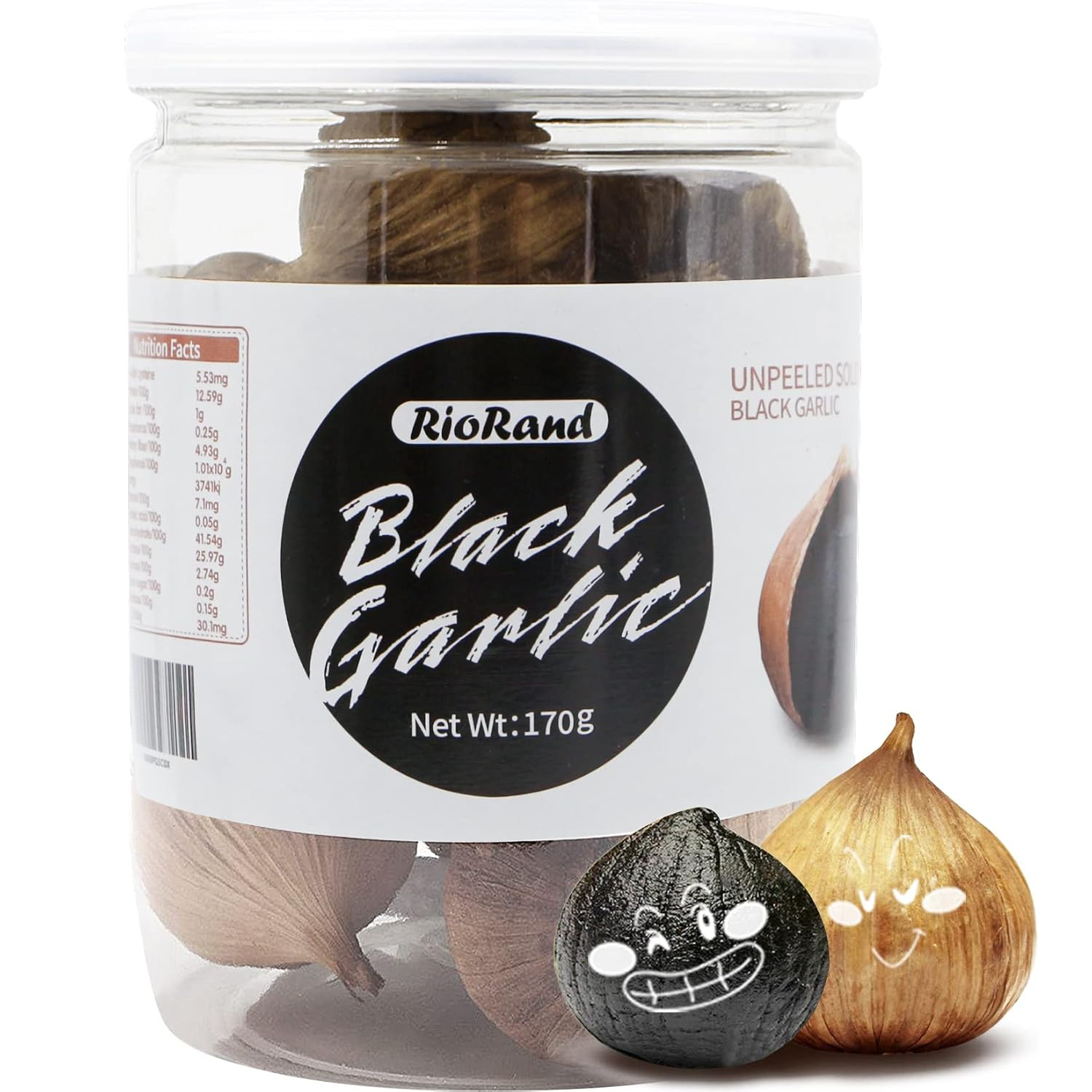 Black Garlic Whole & Peeled 90-Day Fermented No Added Preservatives Ready to …