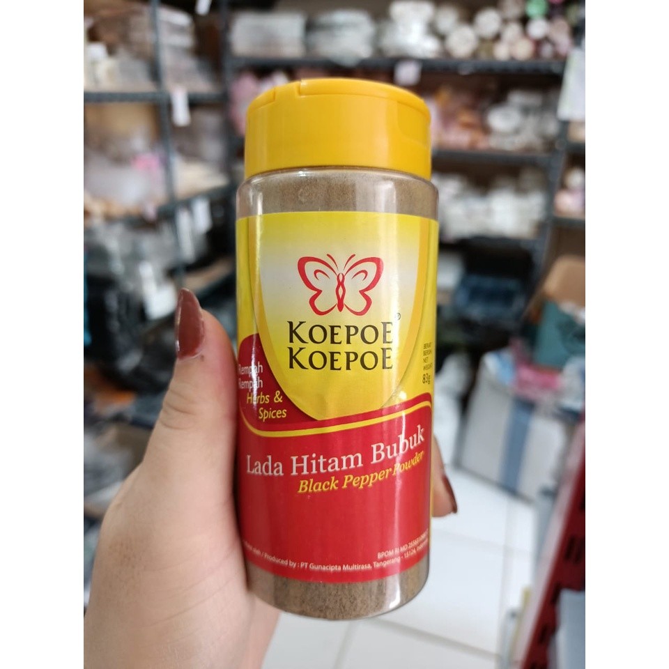 3 PCS KOEPOE KOEPOE BLACK PEPPER POWDER 83G SPICE FREE SHIPPING US FREE TAX