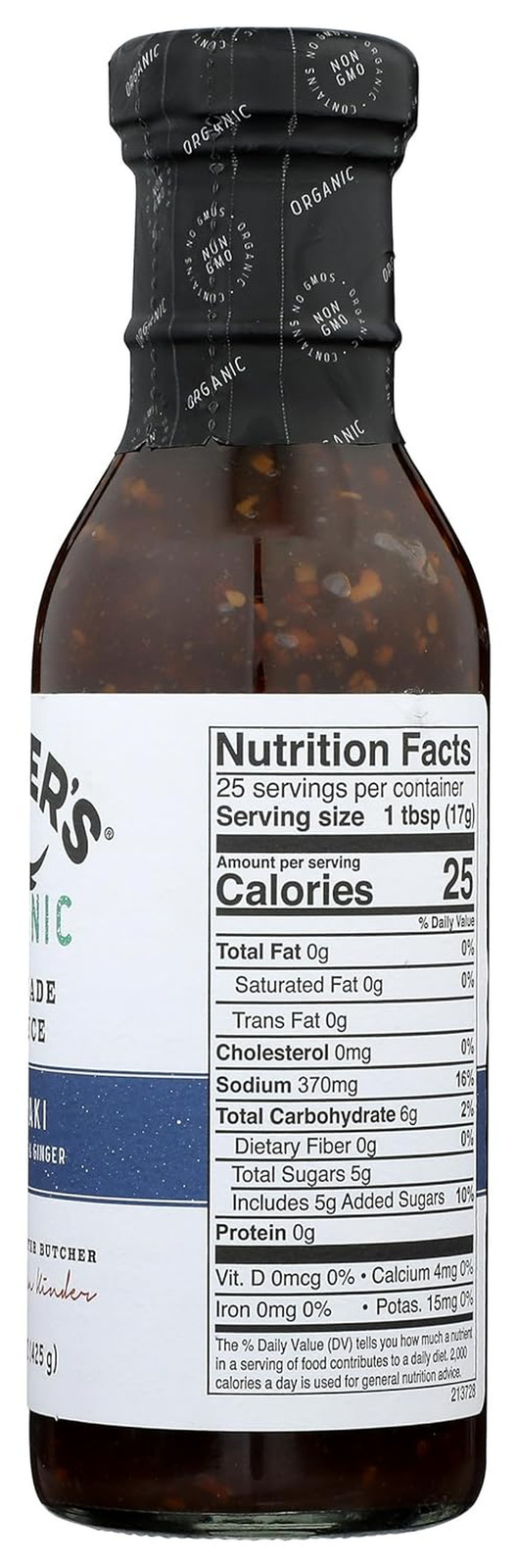 Organic Teriyaki Marinade & Sauce, 15 OZ