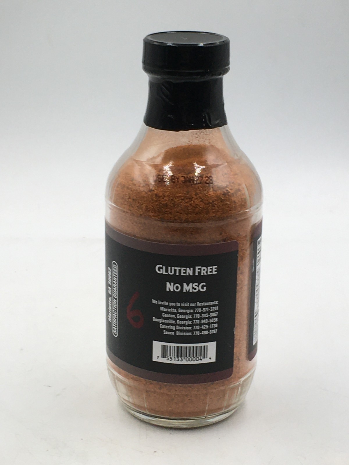 Williamson Bros. BAR-B-Q RUB BBQ Spice Mix Powder Pantry 1 12oz Bottle 1/27/2028