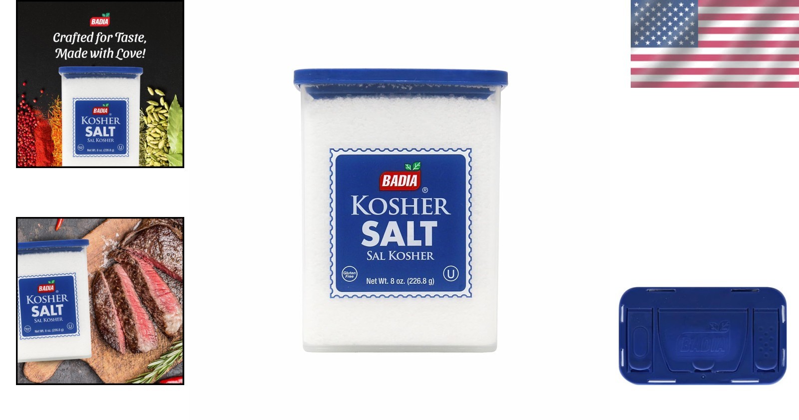 Versatile 8 oz Kosher Salt – Coarse Sea Salt for All Your Cooking Needs
