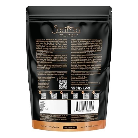Star Anise Whole Pods | Ans Estrellado | 1.75oz / 50g Resealable Bag Anís estrel