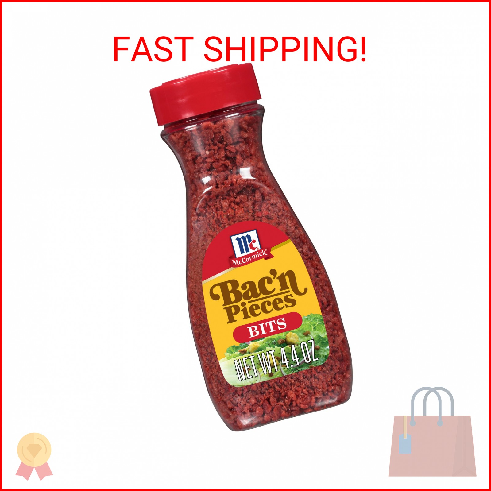 McCormick Bacon Bits, Artificially Flavored, Vegan and Vegetarian Friendly Alter