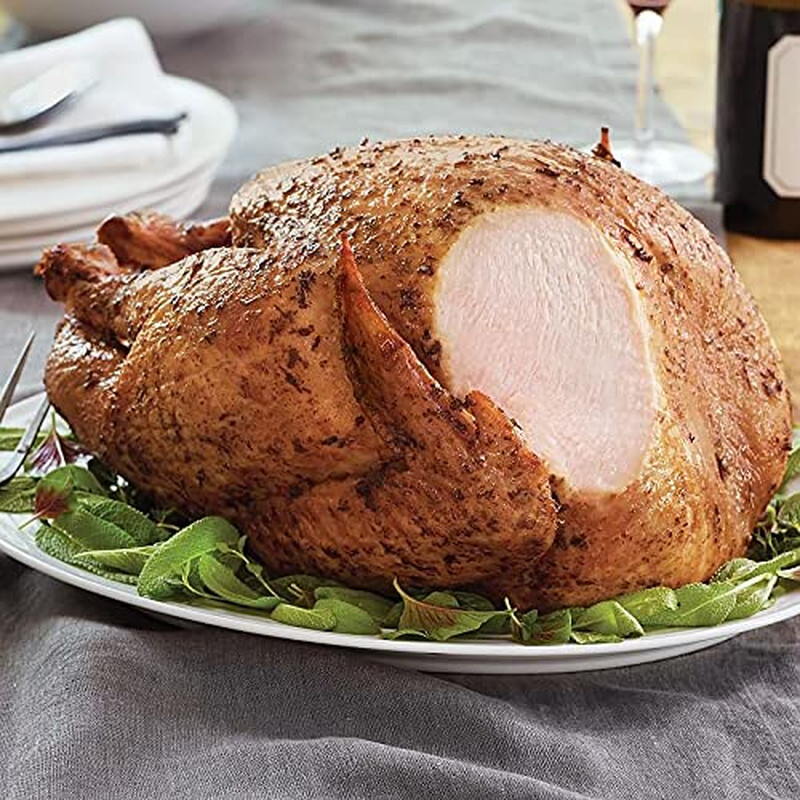 Delicious Herb Roasted Whole Turkey, 10-12 Pounds – Hormone-Free, USDA Grade a –